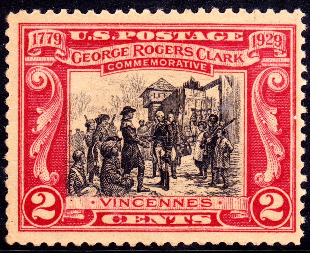 George Rogers Clark and the conquest of Fort Vincennes (1779) Stamp